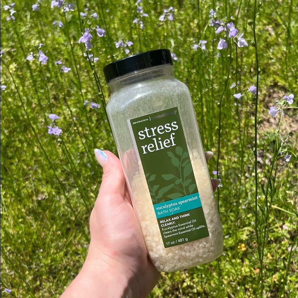 Discontinued Bath & Body Works Stress Relief Eucalyptus Spearmint Bath Soak